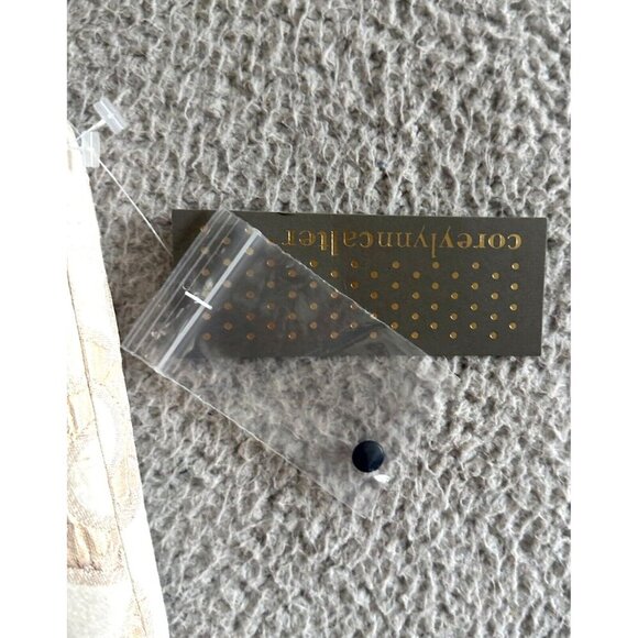 Corey Lynn Calter Mini Dress Metallic Gold Silk Top and Lining Sheath - Picture 6 of 16